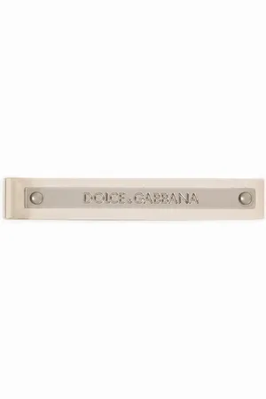 Dolce & Gabbana Slipsenål i messing med indgraveret logo