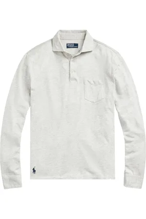 Ralph Lauren Langærmet polo med meleret effekt