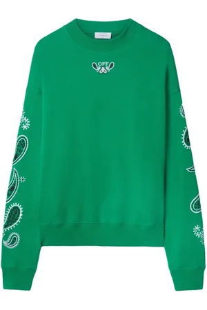 OFF-WHITE Sweatshirt med bandana-broderet piletryk