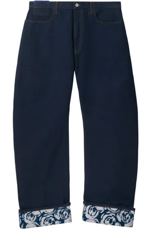 Burberry Jeans med brede ben og logomærke