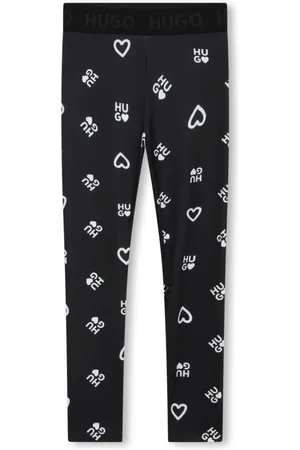 HUGO BOSS Tofarvede leggings med logotryk