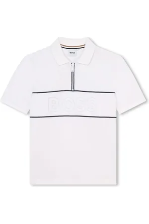 HUGO BOSS Strækbar polo med logo-broderi