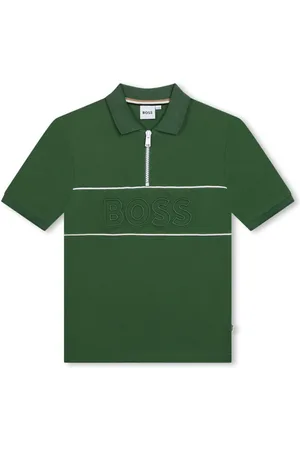 HUGO BOSS Strækbar polo med logo-broderi
