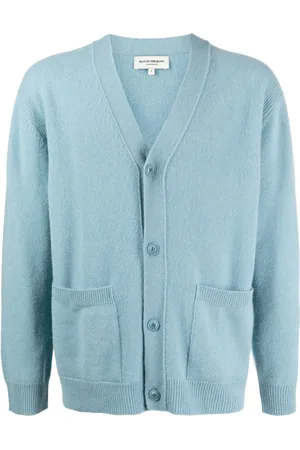 MAN ON THE BOON. Cardigan med knapper og V-hals