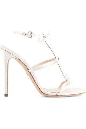 Giambattista Valli 90mm lædersandaler med huldetalje