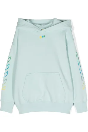OFF-WHITE Hættetrøje med Diag-striber