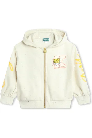 Kenzo Cardigan med lynlås og Tiger Head-logo
