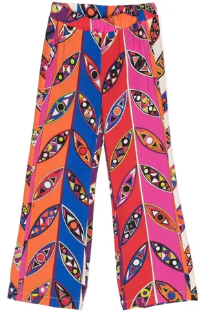 PUCCI Junior Bukser med lige ben og grafisk tryk