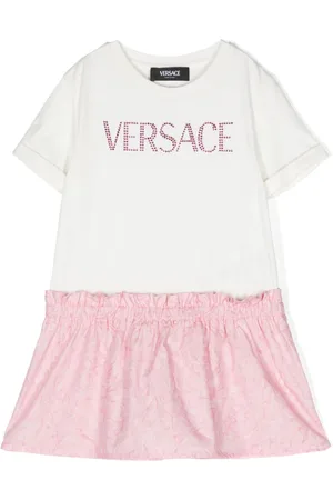 VERSACE Skjortekjole med baroktryk