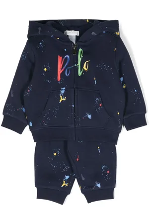 Ralph Lauren Træningsdragt i jersey med malingssprøjt