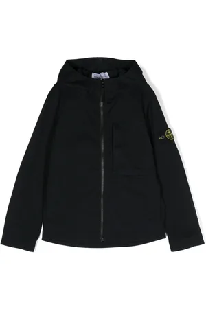 Stone Island Dynejakke med hætte og lynlås