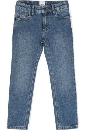 HUGO BOSS Jeans med lige ben og mellemhøj talje