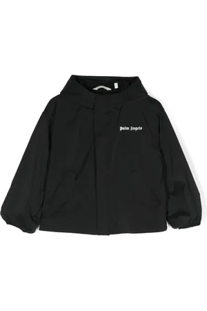 Palm Angels Jakke med hætte og logo