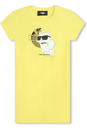 Karl Lagerfeld Kort kjole med Choupette-tryk