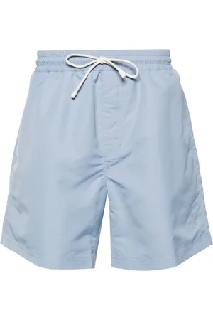 Brunello Cucinelli Badeshorts med løbesnor og broderet logo