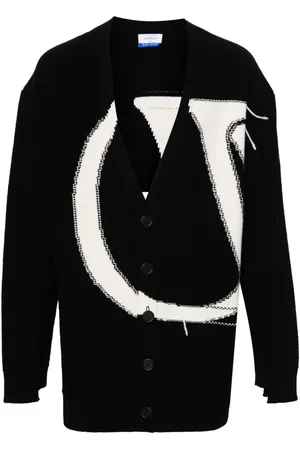 OFF-WHITE Cardigan med logo-intarsia