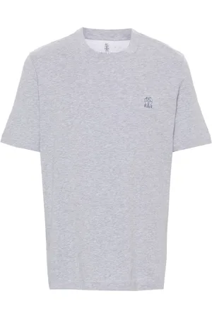 Brunello Cucinelli Meleret T-shirt med logotryk