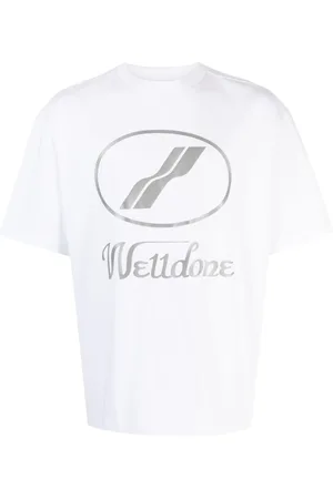 We11 Done T-shirt med logotryk