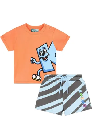 Kenzo Shorts med tegneserie-tryk