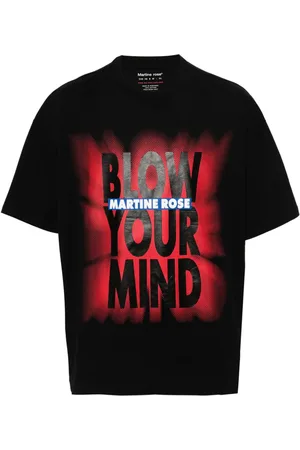 MARTINE ROSE T-shirt med logotryk