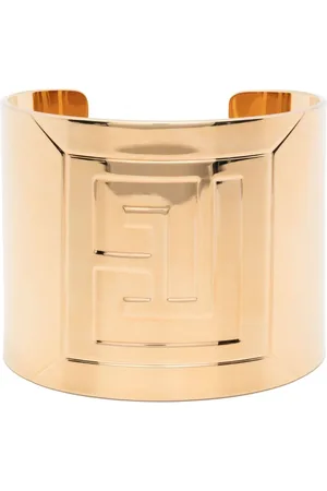 Balmain Cuff-armbånd med indgraveret logo