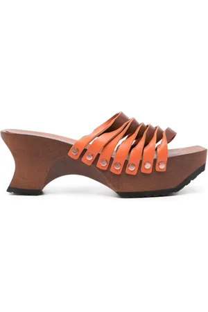 ECKHAUS LATTA 75 mm sandaler med skulptureret hæl