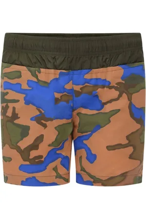 Moncler Shorts med kamuflagetryk og paneler
