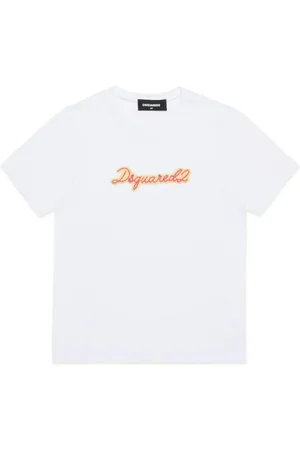 Dsquared2 T-shirt med logoapplikation