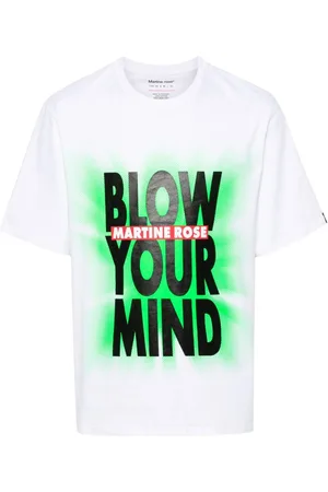 MARTINE ROSE T-shirt med logotryk
