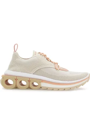Salvatore Ferragamo Gancini sneakers med paneler