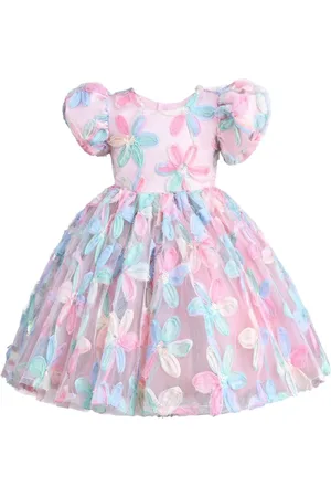 Mimi Tutu Tylkjole med blomster-applikationer