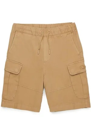 Diesel Cargo-shorts med broderet logo