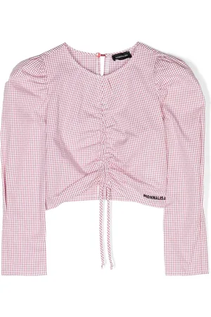MONNALISA Ternet bluse med bindelukning