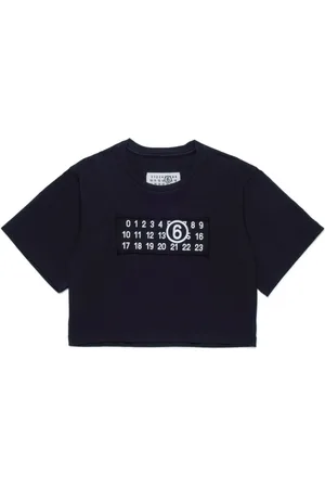 Maison Margiela T-shirt med logoapplikation