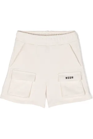 Msgm Cargo-shorts med broderet logo
