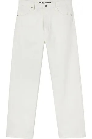 Jil Sander Jeans med lige ben og mellemhøj talje