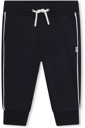 HUGO BOSS Joggingbukser med kontrastfarvet løbesnor