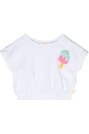Billieblush Cropped T-shirt med is-tryk