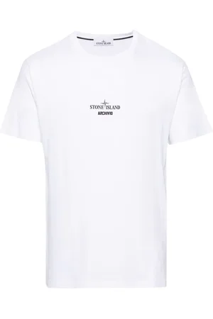 Stone Island T-shirt med logotryk