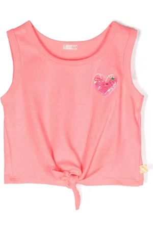 Billieblush Tanktop med knudedetalje og hjerteapplikation