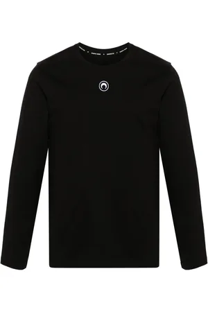 Marine Serre Langærmet T-shirt med halvmåne