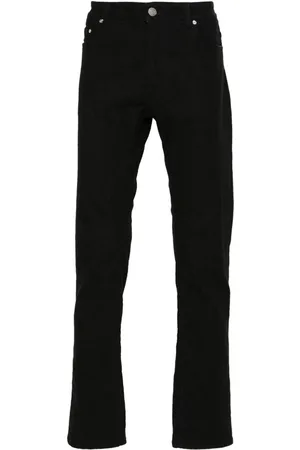 Etro Stribede jeans i jacquard med smal pasform