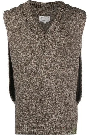 Maison Margiela Strikket vest med meleret effekt