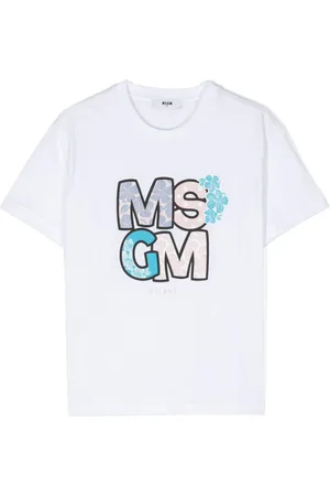 Msgm T-shirt med logotryk