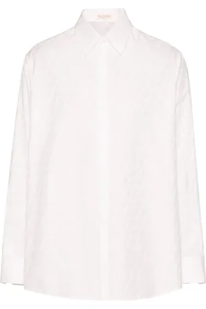 VALENTINO GARAVANI Toile Iconographe poplin-skjorte