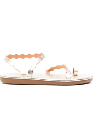 Ancient Greek Sandals Flade Cronos lædersandaler