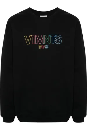 VTMNTS Sweatshirt med rund hals og logotryk