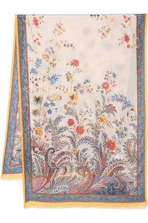 Etro Lang blomstret nederdel i chiffon