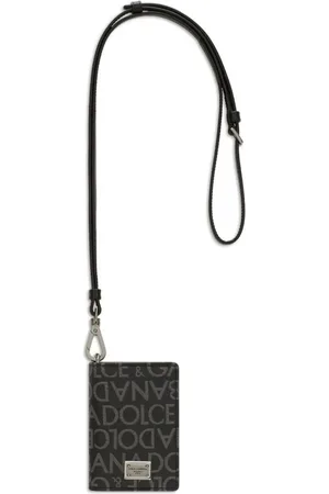 Dolce & Gabbana Kortholder i læder med logotryk