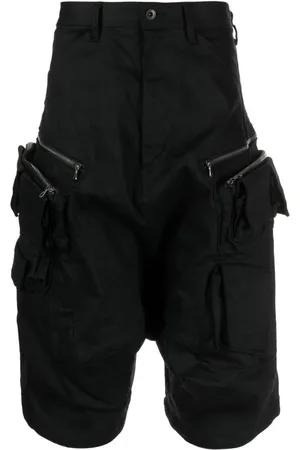 JULIUS Shorts med mellemhøj talje og sænket skridt
